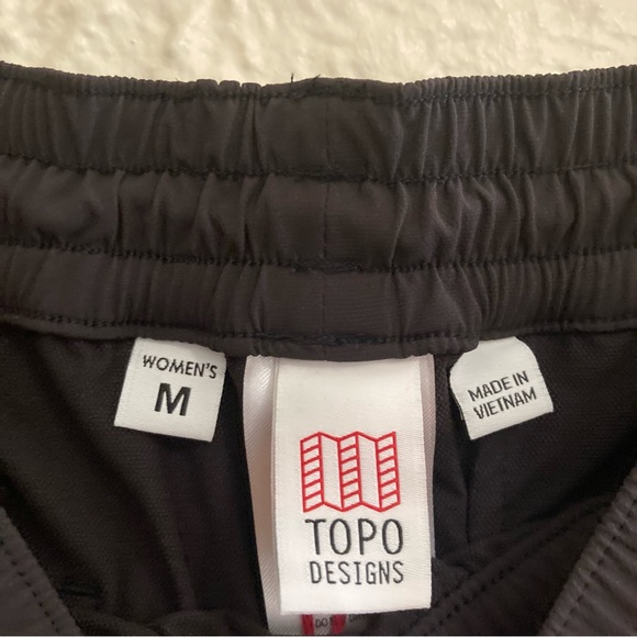 NWT Topo Designs Boulder Pant Size Medium Black - Picture 2 of 6